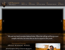 Tablet Screenshot of jeffrunquistwines.com